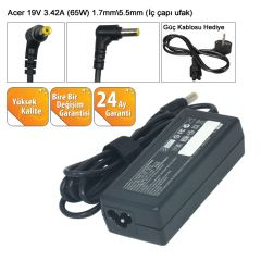 Acer Aspire 1202 19V 3.42A (65W) 1.7mm - 5.5mm Notebook Adaptörü